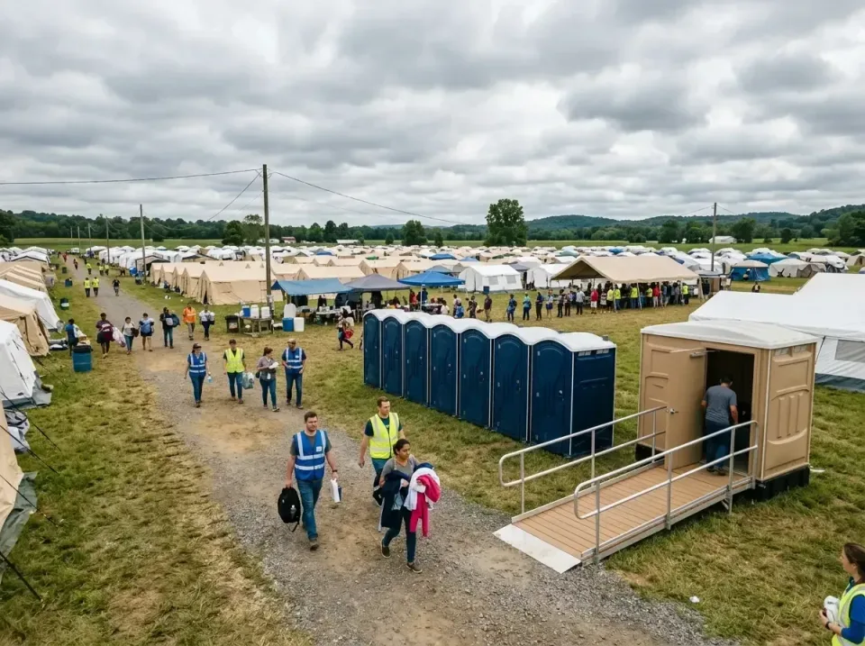 disaster-relief-camp-restrooms-010 — frequently asked questions, Dumpster & Portable Bathrooms Rental in La Grande, OR